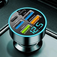 Carregador de Carro 66W: Power Delivery e Carga Rápida - imagem 1