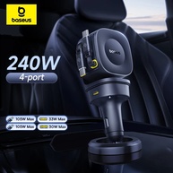 Carregador de Carro Baseus 240W: Power Up Rápido! - imagem 1