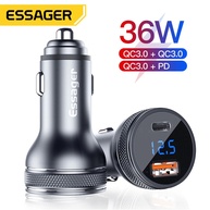 Carregador de Carro Essager Mini 36W: Carga Rápida! - imagem 1