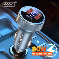 Carregador de Carro QOOVI 80W: Turbo para Seus Dispositivos! - imagem 1