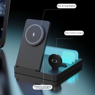 Carregador 5 em 1: Wireless, Luminária e Dobrável! - imagem 4