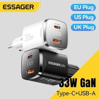Carregador Essager 33W GaN: Power Up Rápido! - imagem 1