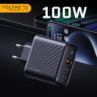 Carregador GaN 100W VOLTME: Turbo para Seus Dispositivos! - imagem 1