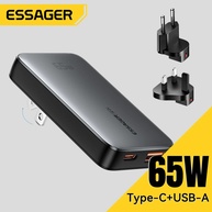 Carregador GaN 65W Essager: Turbo e Compacto! - imagem 1