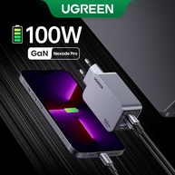 carregador-gan-ugreen-100w-rapido-e-compacto