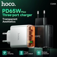 Carregador HOCO CS44A 65W: Turbo para Seus Dispositivos! - imagem 1