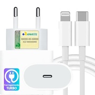 Carregador Turbo 25W Premium® com Cabo USB-C p/ Lightning - Carga Ultra Rápida para iPhone X ao 14 - imagem 2
