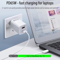 Carregador Rápido 65W GaN: iPad, MacBook e iPhone - imagem 4