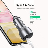 Carregador Veicular USB-C Duplo 40W: Potência e Estilo em Liga de Alumínio - imagem 5