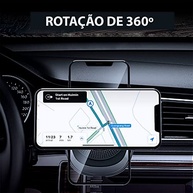 Suporte Veicular Magnético com Carregador Rápido 15W Magsafe para iPhone - imagem 2
