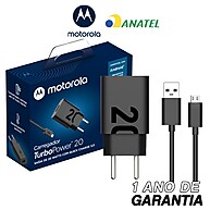 Carregador Motorola 20W Turbo Power: Carga Rápida! - imagem 1