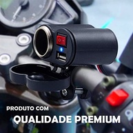 Carregador USB Premium ONYK para Moto e Bike Elétrica - Carga Rápida e Segura - imagem 3