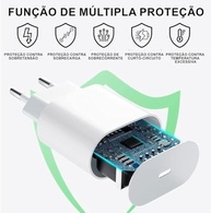 Carregador Turbo PD USB-C para iPhone 15 Series: Carga Rápida e Segura em Qualquer Lugar! - imagem 4