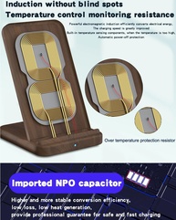 Carregador Qi Wireless KEYSION 15W: Elegância e Potência - imagem 4