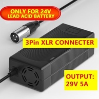 Carregador Rápido 24V 5A XLR 3 Pinos: Potencialize sua Mobilidade com Segurança e Velocidade! - imagem 3