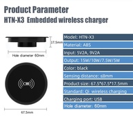 Carregador Sem Fio Embutido 100W: Velocidade e Praticidade - imagem 4