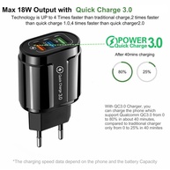 Carregador USB 18W 3 Portas: Carga Rápida! - imagem 4