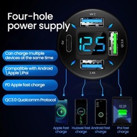 Carregador Veicular 4 USB QC3.0: Carga Rápida! - imagem 4