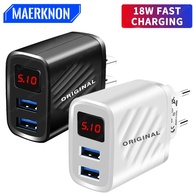 Carregador Rápido 18W com Display Digital - imagem 1