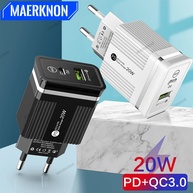 Carregador Rápido 20W Maerknon: PD & QC 3.0 - imagem 1