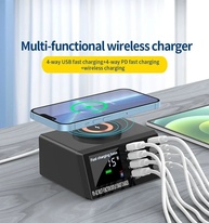 Carregador Rápido 45W: USB-C, PD 3.1 e Wireless - imagem 1