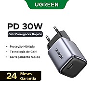 Carregador Rápido UGREEN GaN: 20W/30W/25W - imagem 1