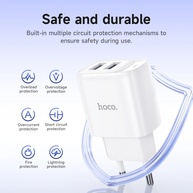 Carregador USB Duplo HOCO: Carga Rápida e Segura! - imagem 4