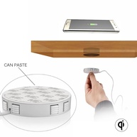 Carregador Sem Fio Embutido: QI Rápido e Discreto - imagem 1