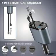Carregador Automotivo 4 em 1: 66W Turbo! - imagem 4