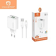 Carregador Turbo H'maston Y24-2: 25W e 2 USB! - imagem 1