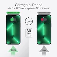 Carregador Turbo PD USB-C para iPhone 15 Series: Carga Rápida e Segura em Qualquer Lugar! - imagem 3