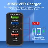 Carregador GaN 65W: 5 Portas, Turbo e Universal! - imagem 4