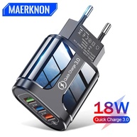 Carregador USB 18W 3 Portas: Carga Rápida! - imagem 1
