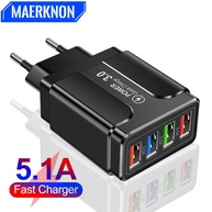 Carregador USB 4 Portas 48W: Carga Rápida! - imagem 1