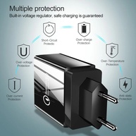 Carregador USB 4 Portas: Carga Rápida 18W - imagem 1
