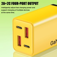 Carregador Rápido 120W GaN: 4 Portas USB-C - imagem 4