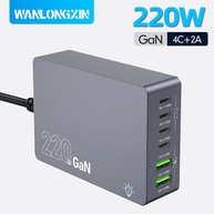 Carregador USB C 220W: Estação de Carga GaN 6 Portas - imagem 1