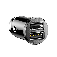 Carregador Veicular Baseus Grain: 2 USBs e Luz LED - imagem 1