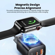 Toocki 20W: Carregador 3x1 Turbo para iPhone, Apple Watch e USB-C - imagem 2