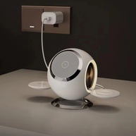 Carregador Wireless 3 em 1: Base Desk com LED - imagem 1