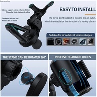 Carregador Wireless Automotivo 15W: Carregue Rápido! - imagem 4