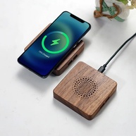Carregador Wireless de Madeira Nobre - imagem 1