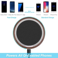Carregador Wireless de Madeira Premium - imagem 4