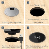 Carregador Wireless Embutido: Recarregue com Estilo! - imagem 4