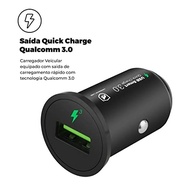 Carregador Veicular Gshield Turbo One 18W: Carregamento Rápido Qualcomm 3.0 Certificado Anatel - imagem 3