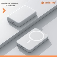 Power Bank Magnético 10000mAh Turbo Indução Carregamento Rápido iPhone & Android - imagem 5