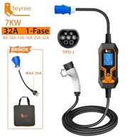 Carregador Portátil EV Feyree 3.5KW-7KW Tipo 2 5M - Carregamento Rápido e Seguro para Carros Elétricos e Híbridos no Brasil - imagem 5