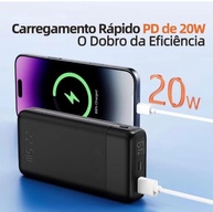 Power Bank 10000mAh Turbo 22.5W com Display LED - Carregamento Rápido PD - imagem 4