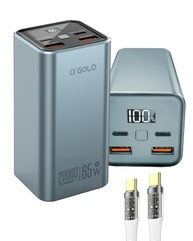 Power Bank A'Gold 20000mAh Turbo 65W: Carregue Notebooks e Celulares com Velocidade e Segurança - imagem 2