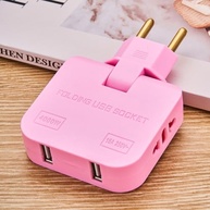 Adaptador T Articulado 2 Tomadas AC + 2 USB: Organize e Carregue Tudo! - imagem 4